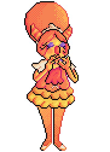 A pixel art illustration of Bea