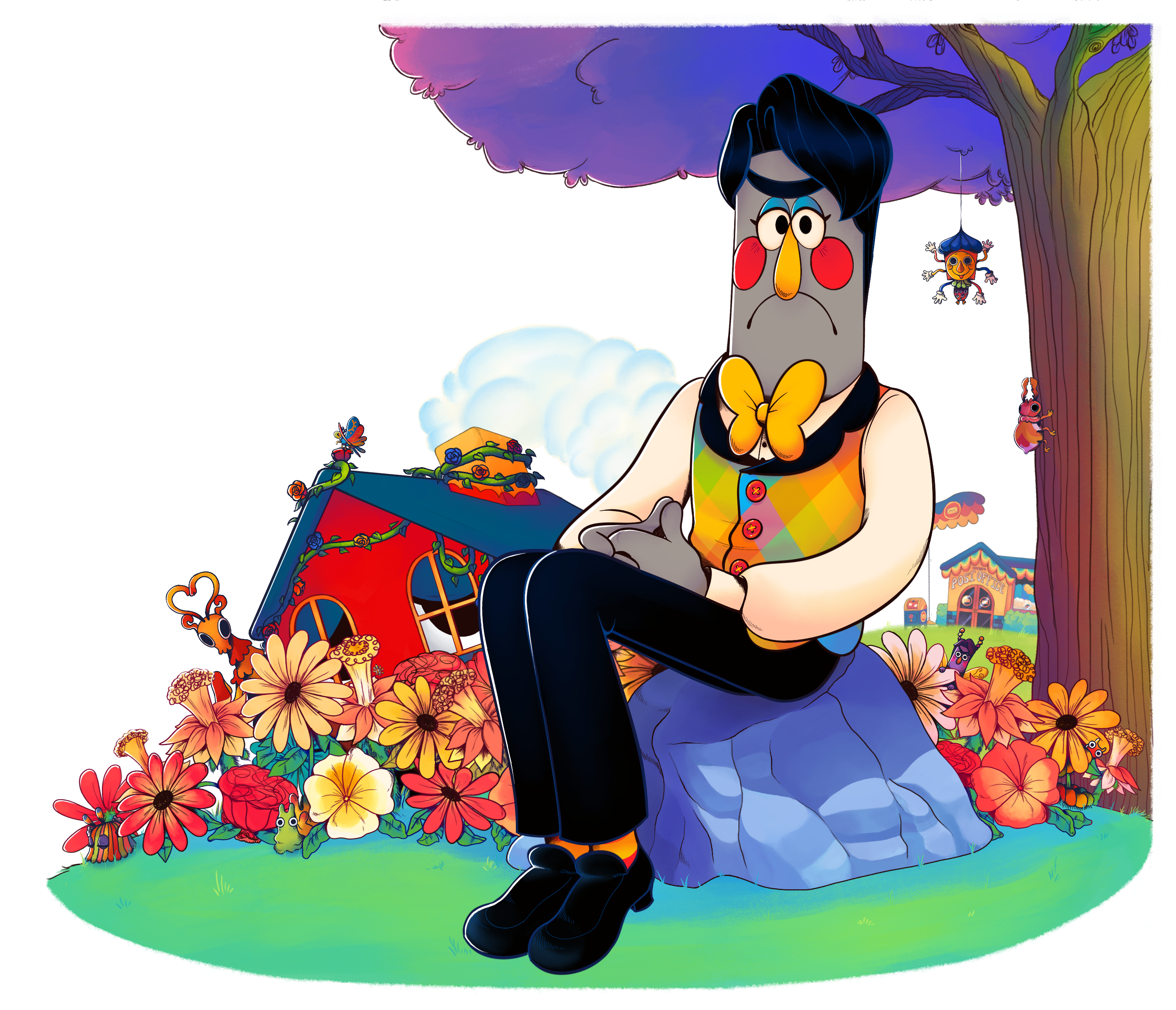 An illustration of Frank Frankly.