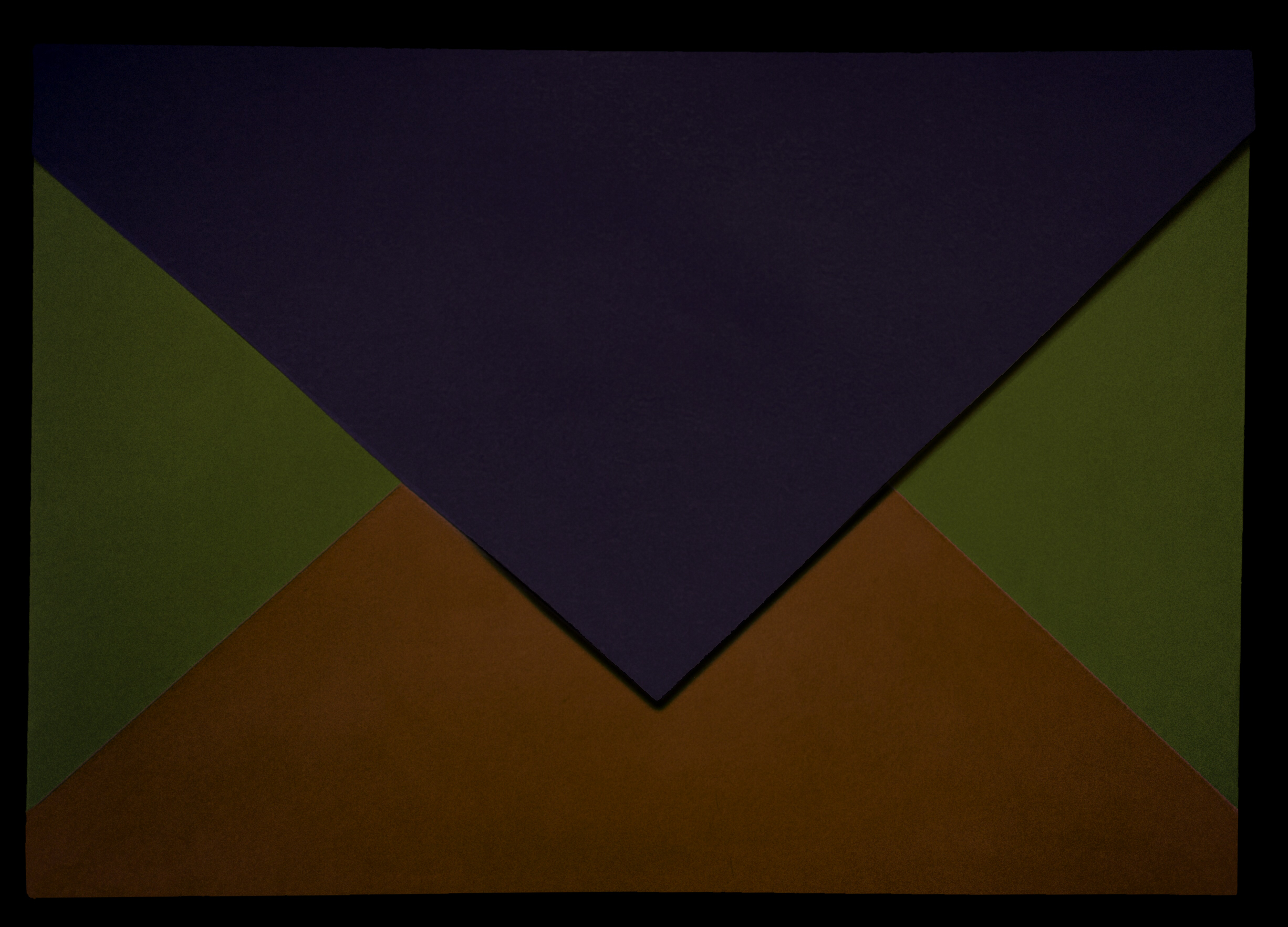 A closed envelope.