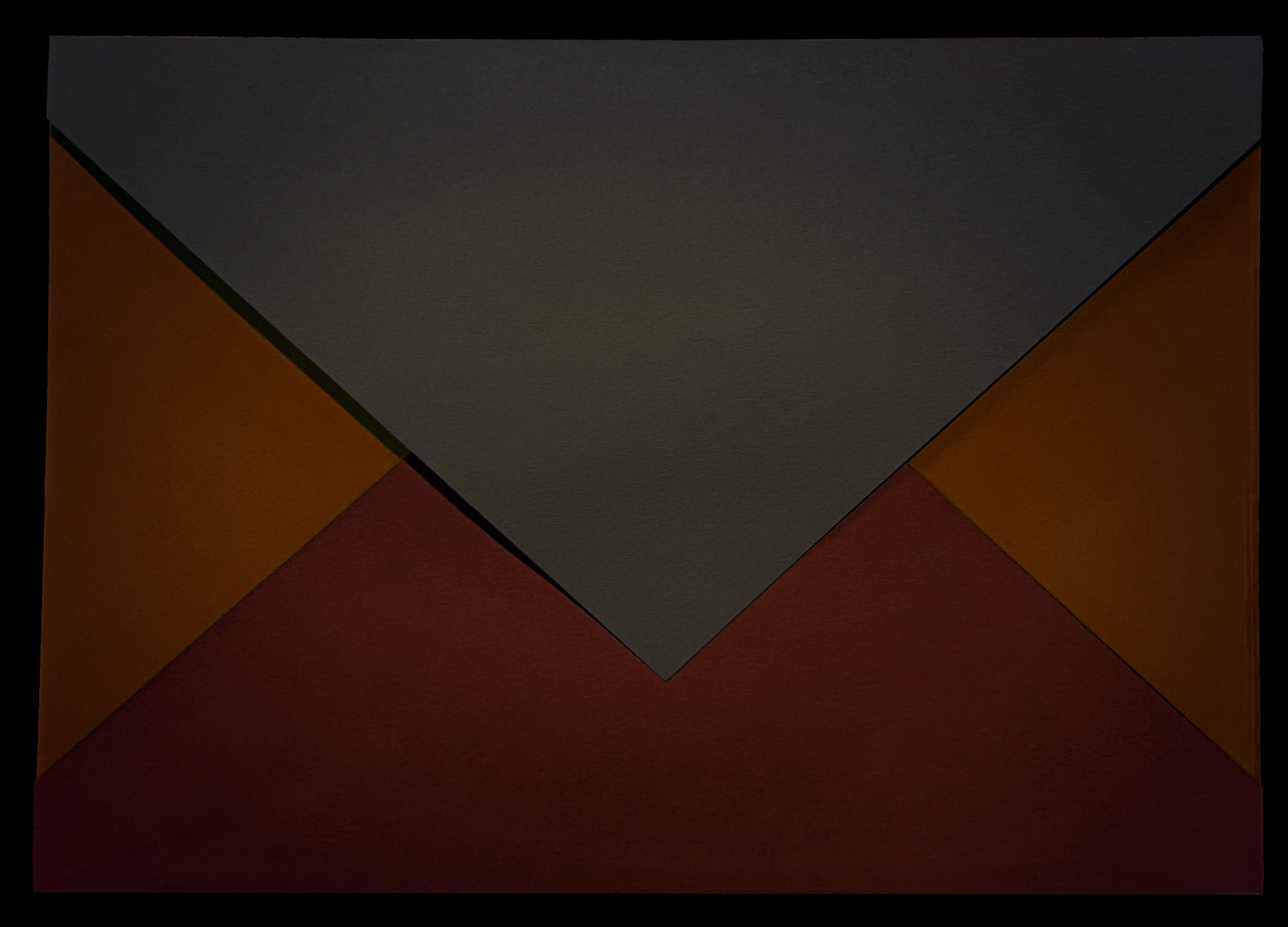A closed envelope.