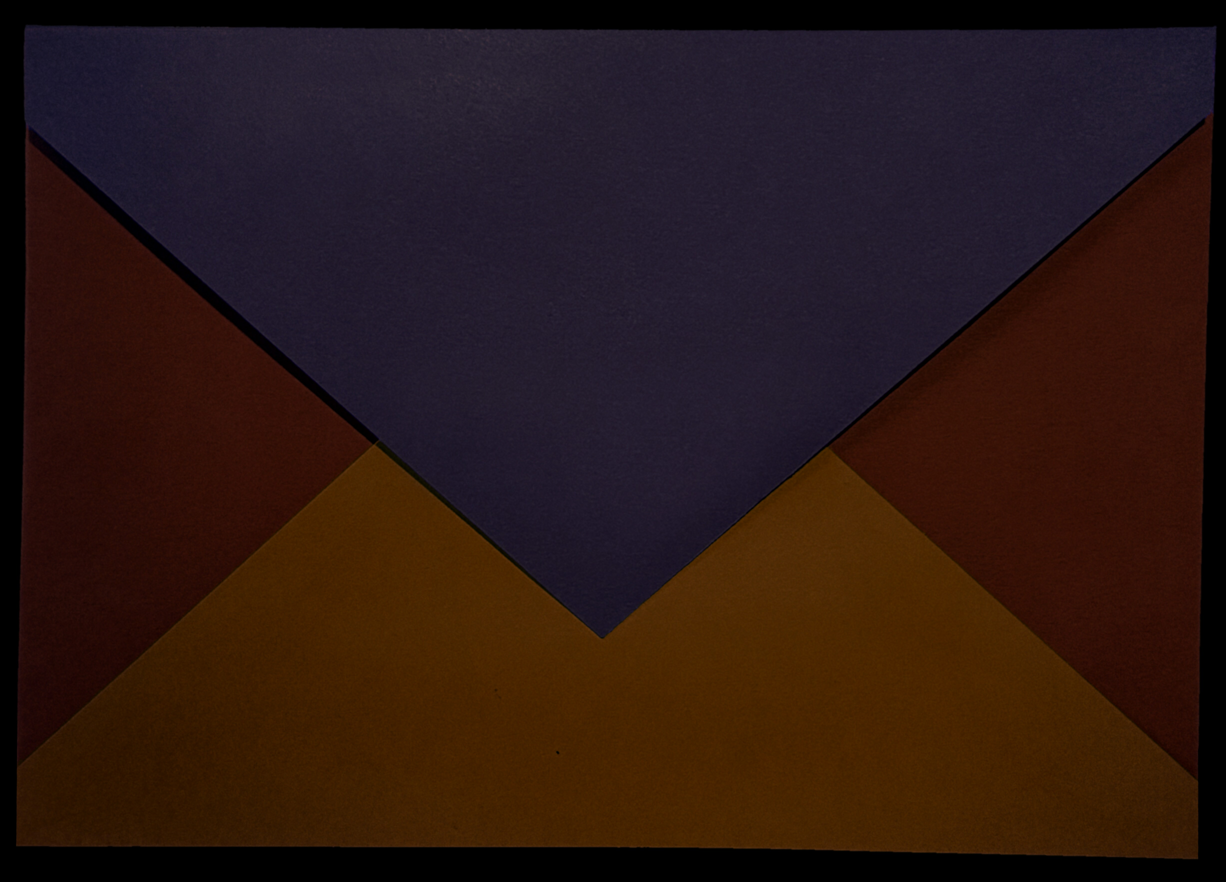A closed envelope.
