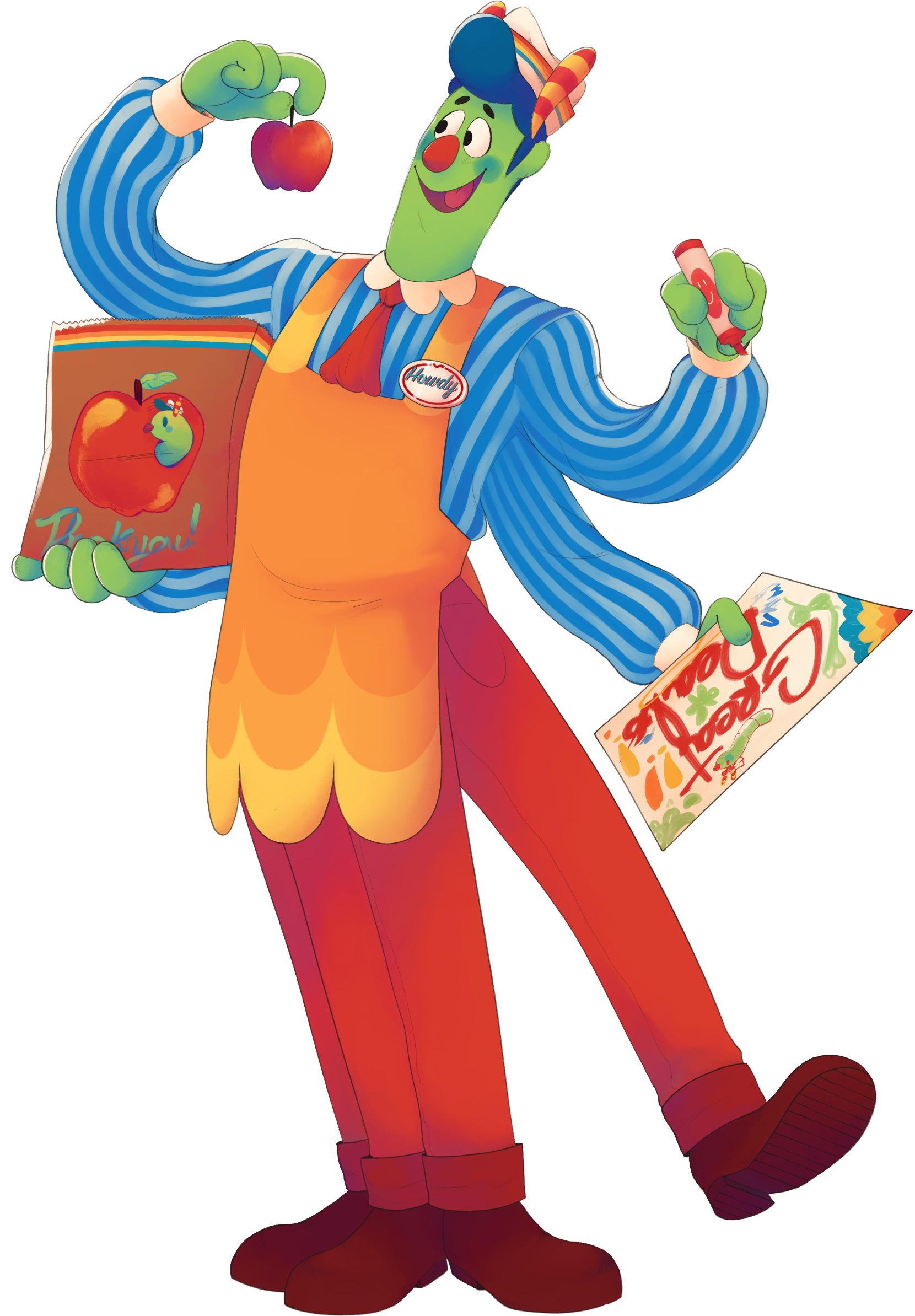 An illustration of Howdy.
