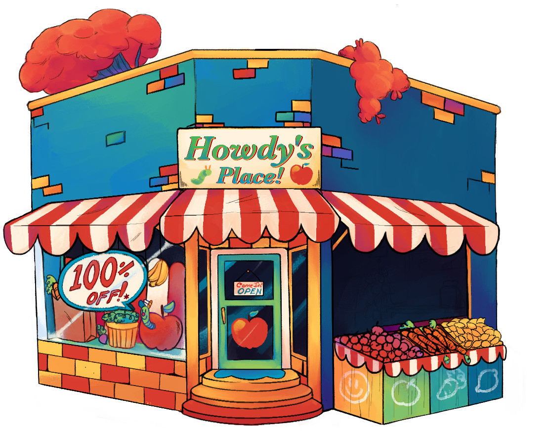 An illustration of Howdy's Place
