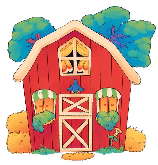 An illustration of Poppy's home