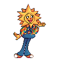 A pixel art illustration of Sally