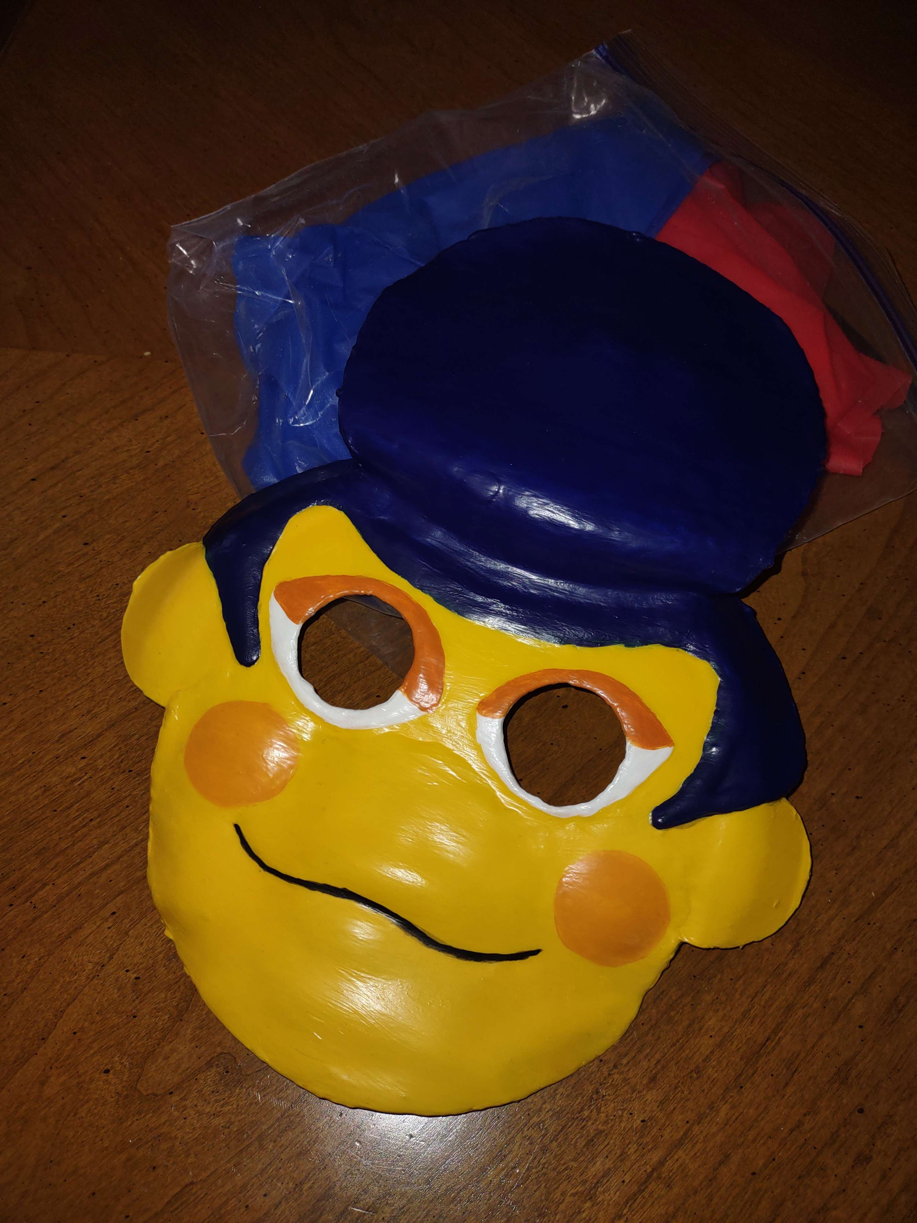 Another closeup of the Wally mask